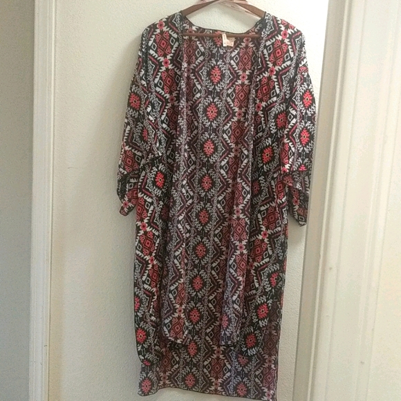 True Destiny .Southwest style Duster.Size 2x  Great Condition. - Picture 1 of 7